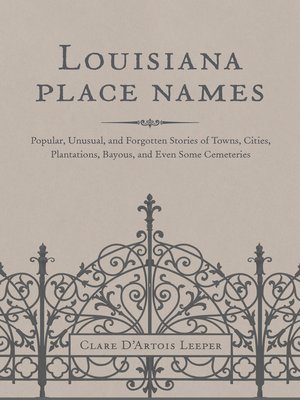 cover image of Louisiana Place Names